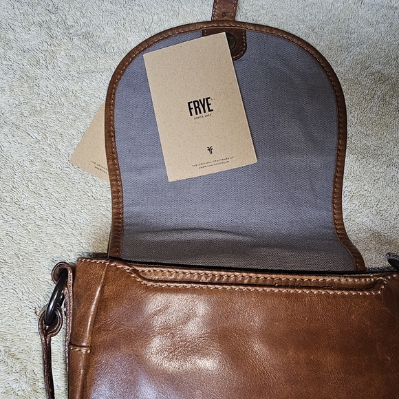 Frye Brown Leather Crossbody Bag - Picture 5 of 7